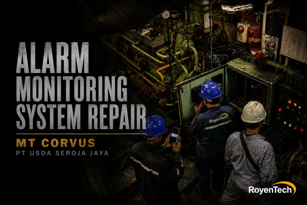 Alarm Monitoring System Repair MT Corvus PT Usda Seroja Jaya