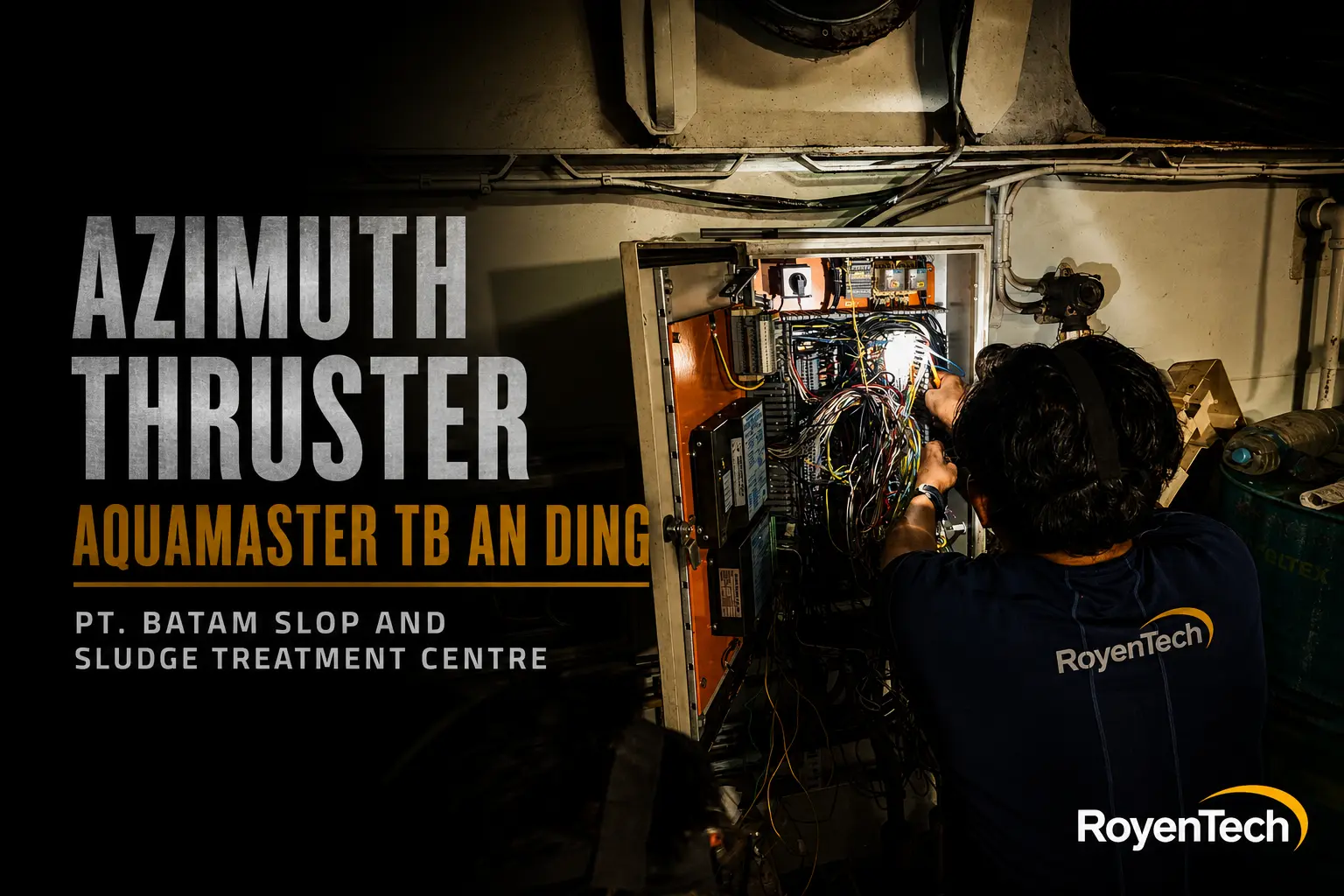 Azimuth Thruster Aquamaster TB An Ding PT. Batam Slop and Sludge Treatment Centre
