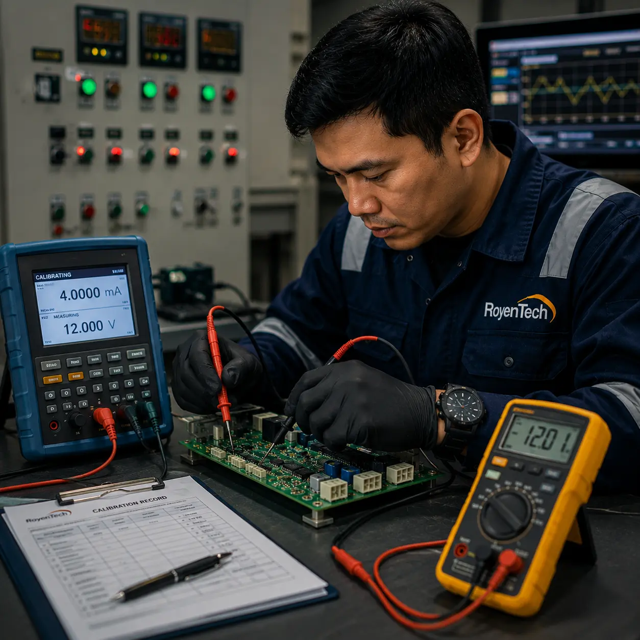 Calibration and Testing RoyenTech