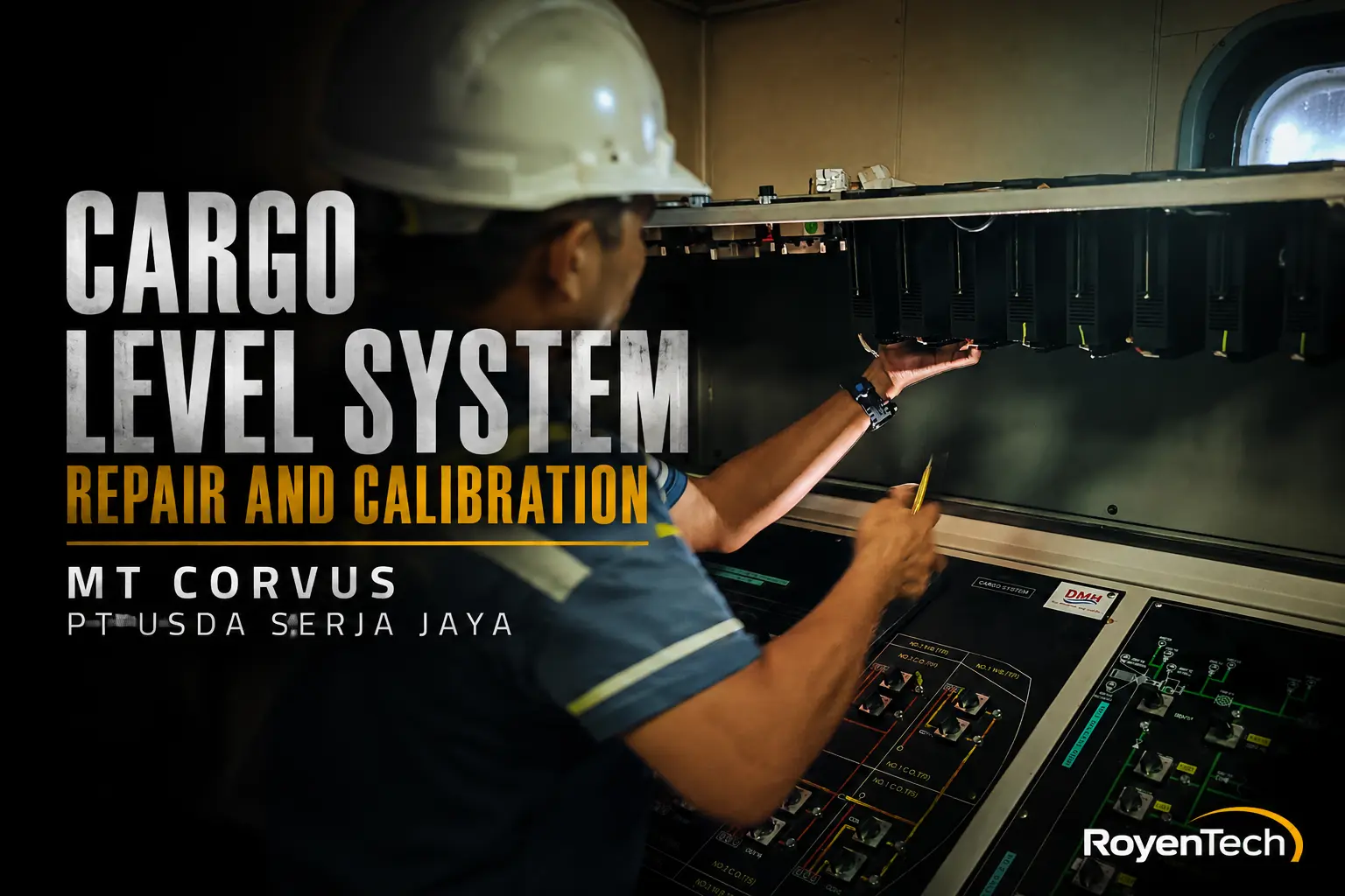 Cargo Level System Repair and Calibration MT Corvus PT Usda Serja Jaya