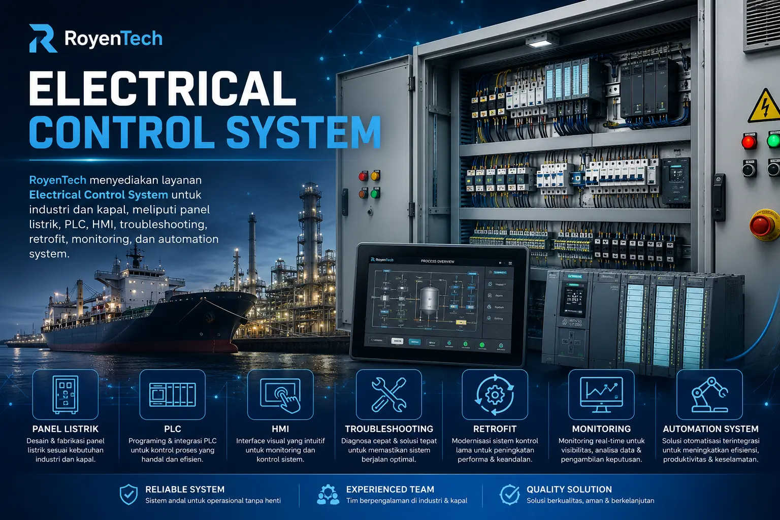 Electrical Control System untuk industri dan kapal