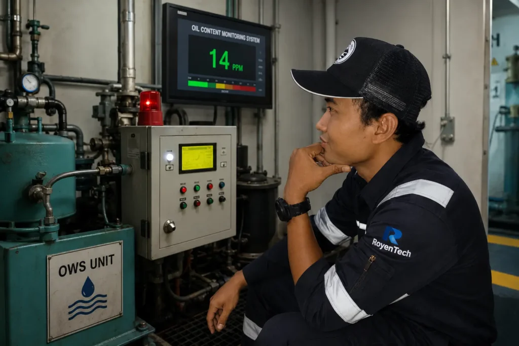 OWS Unit and Oil Content Monitoring System