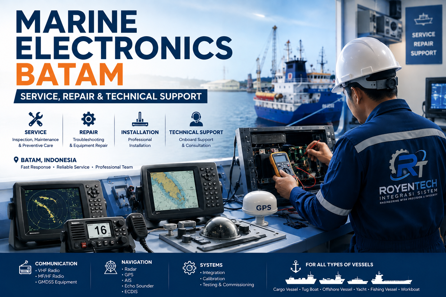 Marine Electronics Batam – Service, Repair & Technical Support