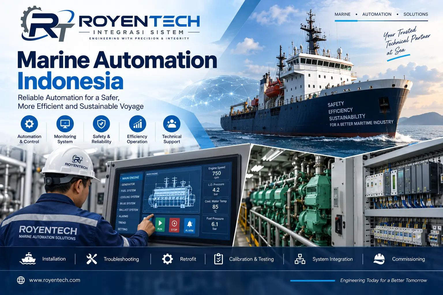 Marine Automation Indonesia: Solusi Otomasi dan Kontrol Sistem Kapal
