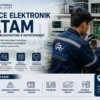 Service elektronik Batam - teknisi melakukan troubleshooting perangkat elektronik
