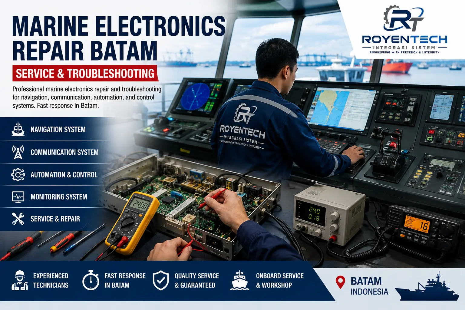 Marine Electronics Repair Batam – Service & Repair